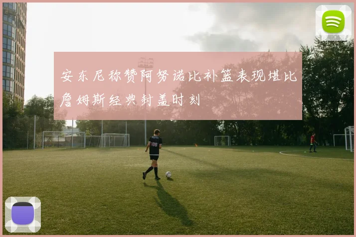 安东尼称赞阿努诺比补篮表现堪比詹姆斯经典封盖时刻